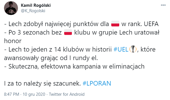 Za to Lechowi NALEŻY SIĘ SZACUNEK!